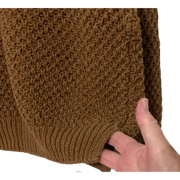 Madewell Women's Pullover Open Weave Cotton Sleeve Sweater Sz M French Quarter - Picture 3 of 5